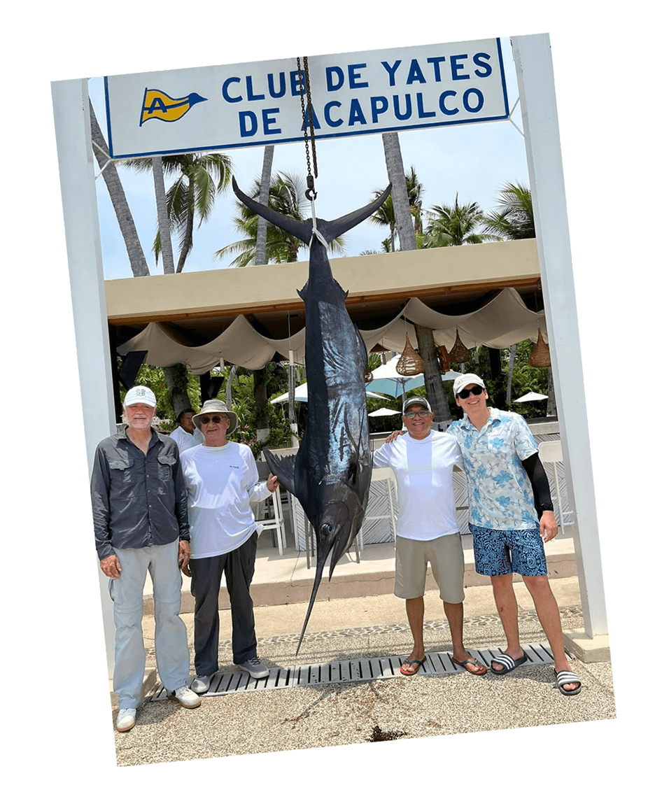 Pesca deportiva en Club de Yates Acapulco